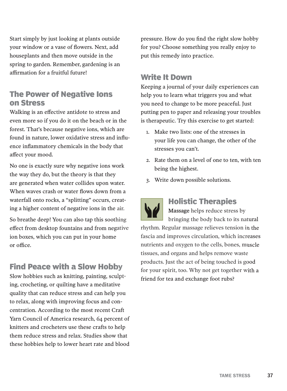 Holistic practices page